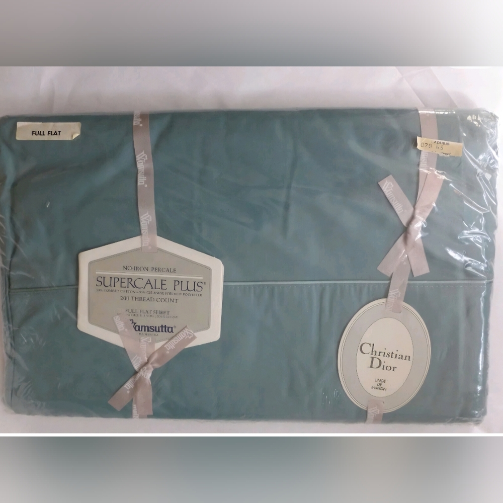 Christian dior full flat Cotton Blend sheet ❗️LIQUIDATING CLOSET - SEND OFFERS❗️